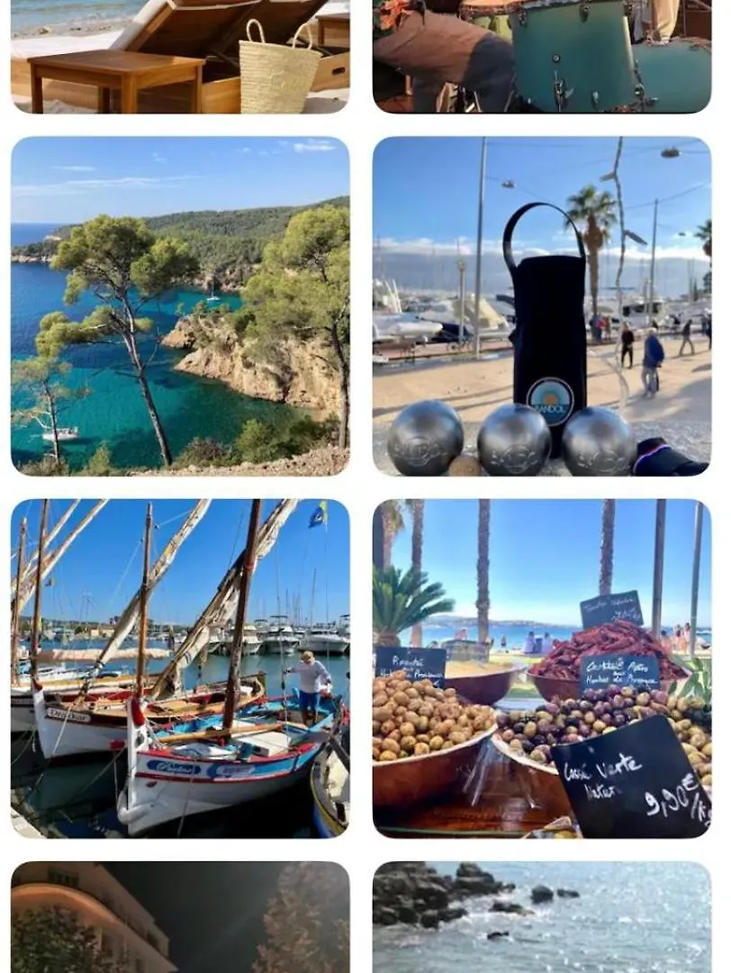 Bandol-Plage Eden Roc Apartment